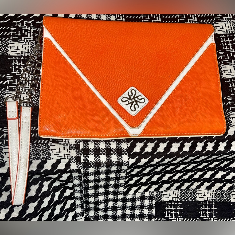 Orange Simply Vera Wang Wristlet